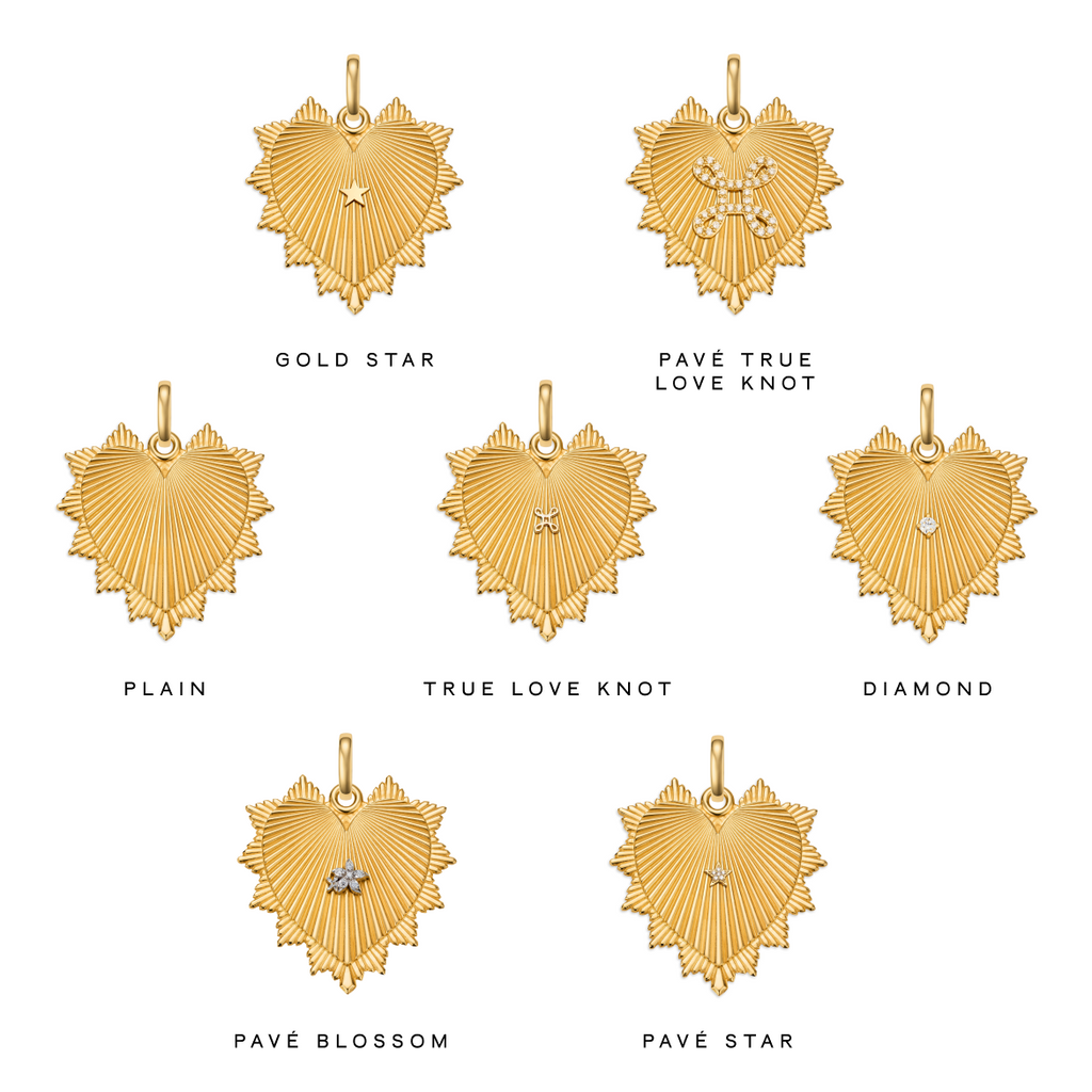 18K Yellow Gold True Love | Heart Love Token Oversized Medallion | 18K Yellow Gold – FoundRae view 22