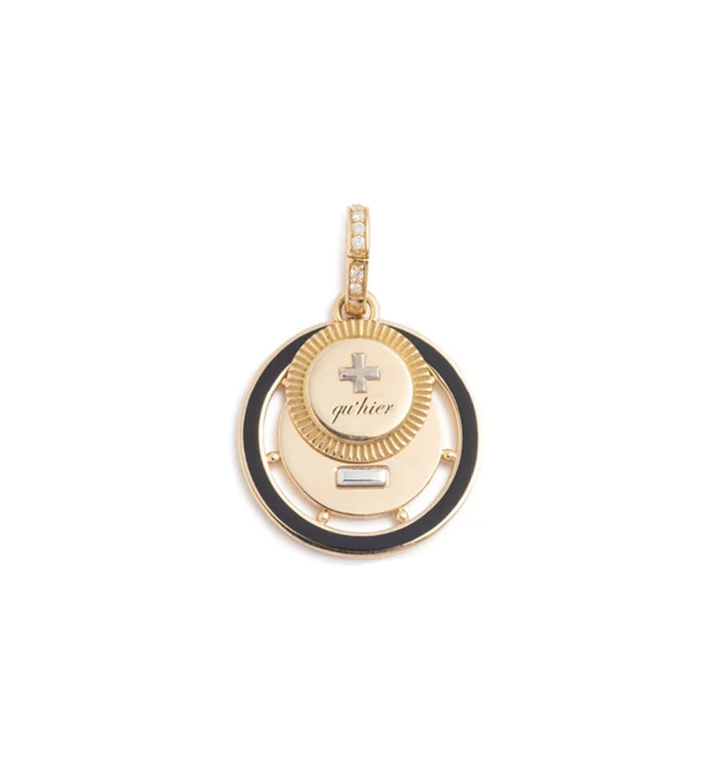 Ever Growing Love - Vivacity : Couplet Medallion Black with Annex Link view 1