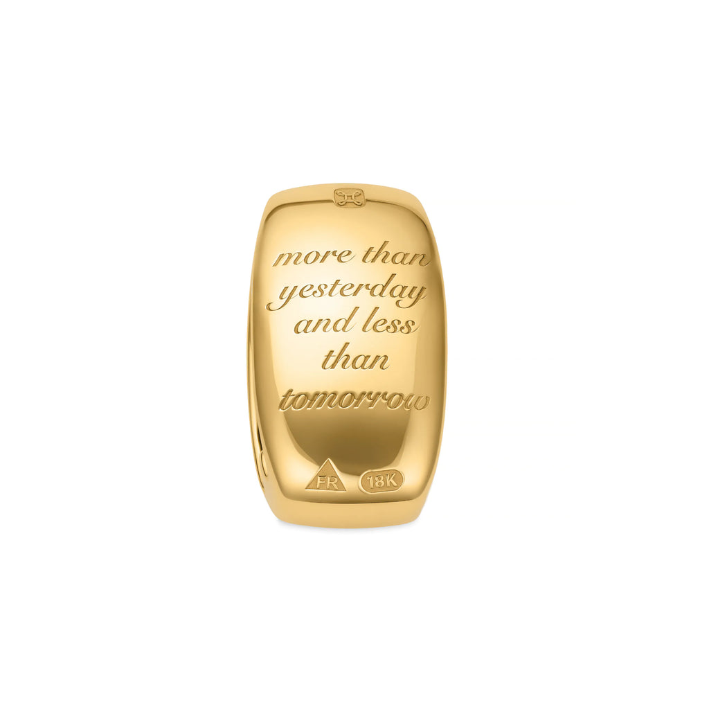 18K Yellow Gold Vivacity | Ever Growing Love Oversized Heart Slide | Diamonds, 18K Yellow Gold – FoundRae view 3