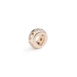 Forever & Always a Pair Heart Beat : in Yellow Gold with Diamonds