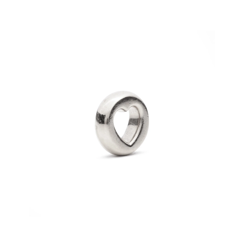 Love : Chubby White Gold Heart Beat view 1