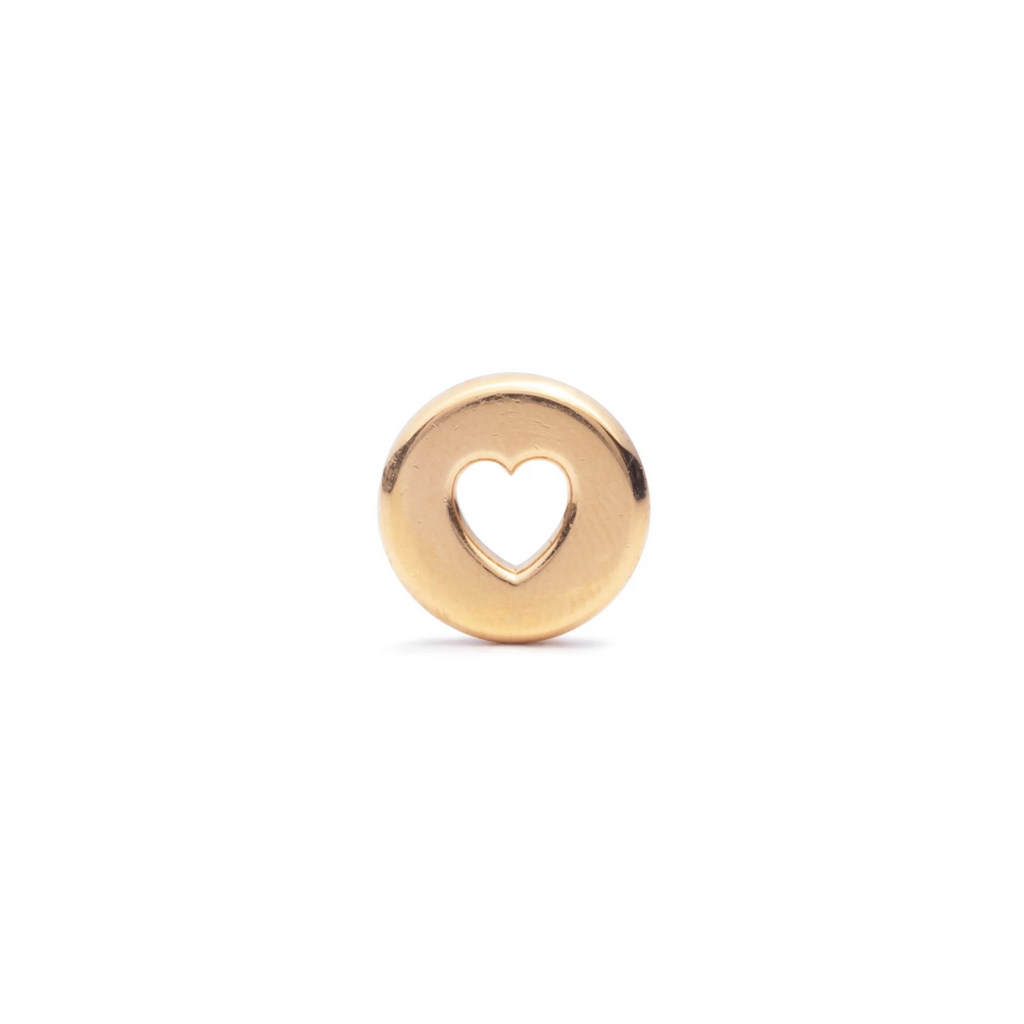 Love : Large Gold Heart Beat – FoundRae view 2