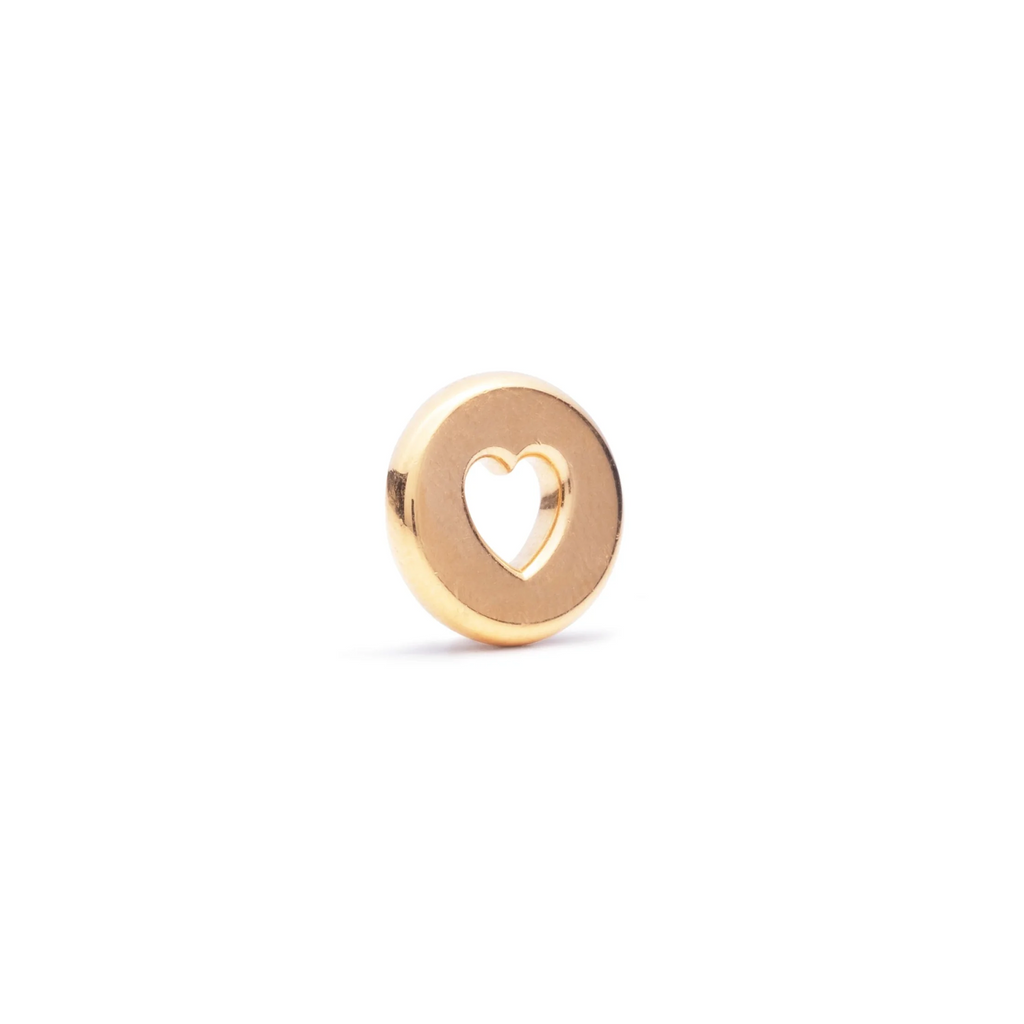 Love : Large Gold Heart Beat view 1