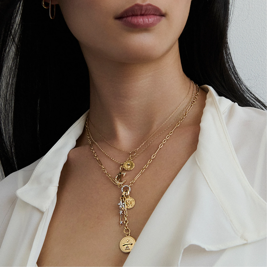 Reverie | Butterfly Miniature Medallion | Diamond, Yellow Gold view 2