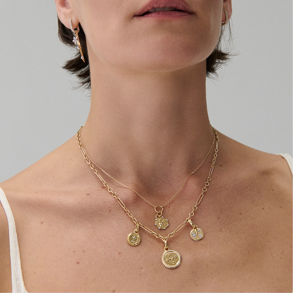 Vivacity | Ever Growing Love Miniature Medallion | Yellow Gold view 2