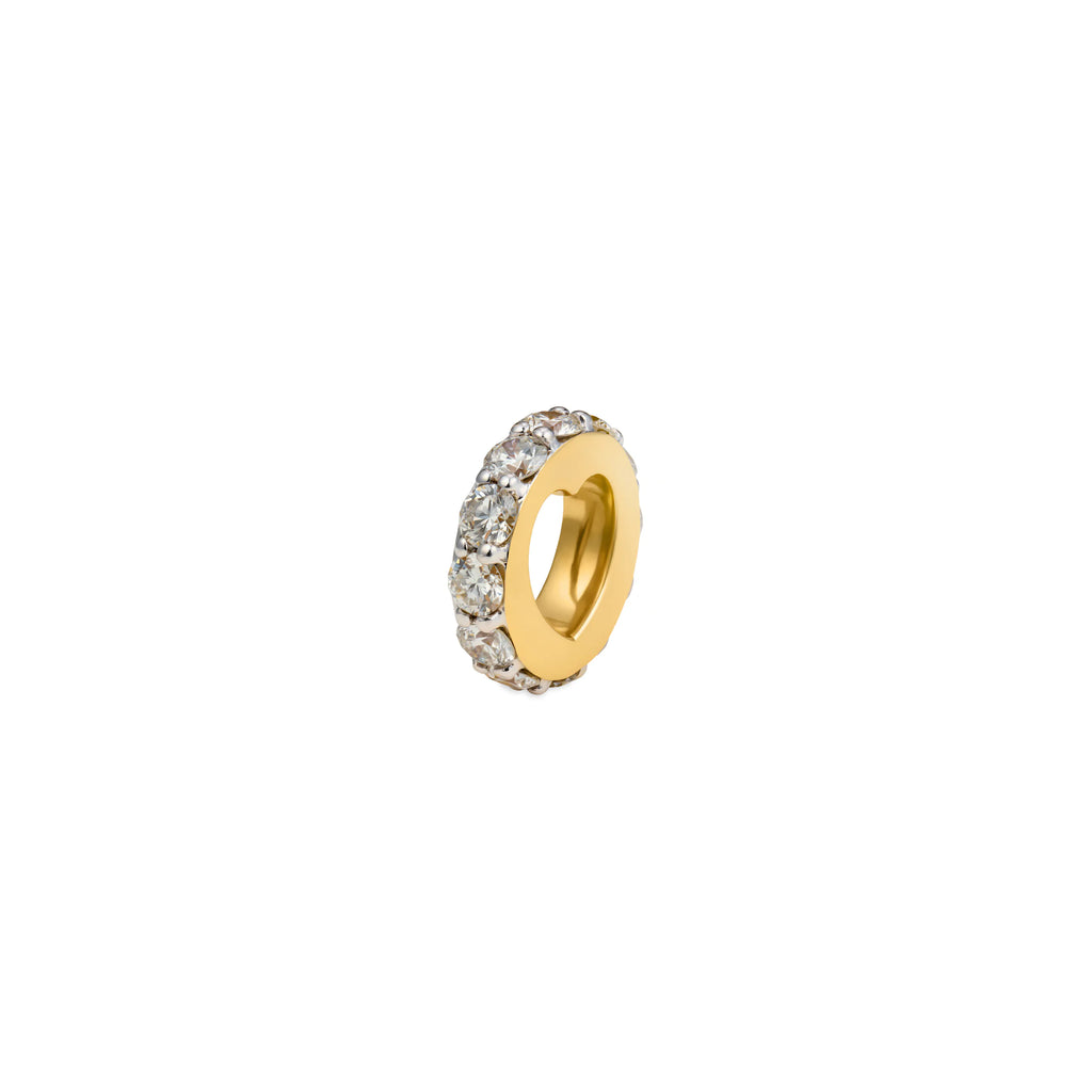 True Love | Pavé Edge Heart Beat | Diamonds, 18K Yellow Gold view 1