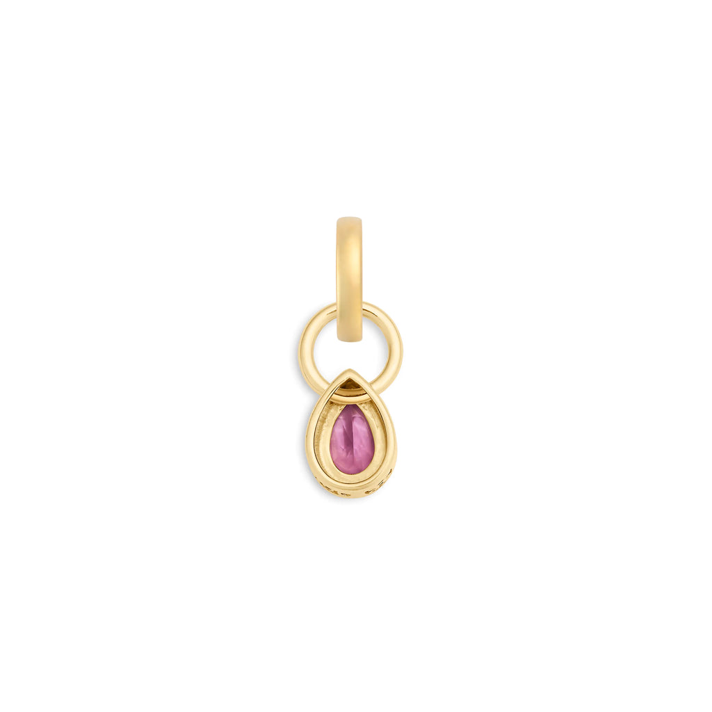 18K Yellow Gold True Love | Forever & Always a Pair Pear Pendant | Amethyst, 18K Yellow Gold – FoundRae view 3