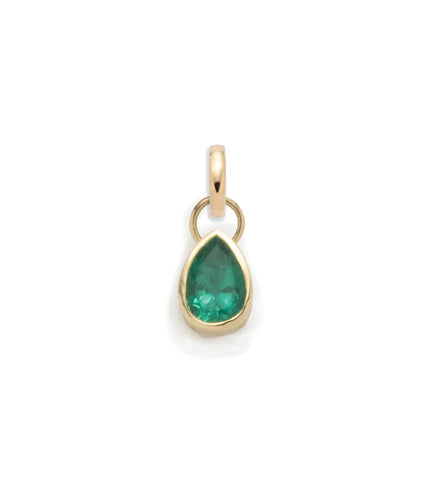 Forever & Always a Pair - Love : 2ct Gemstone Pear Pendant with Oval Push Gate