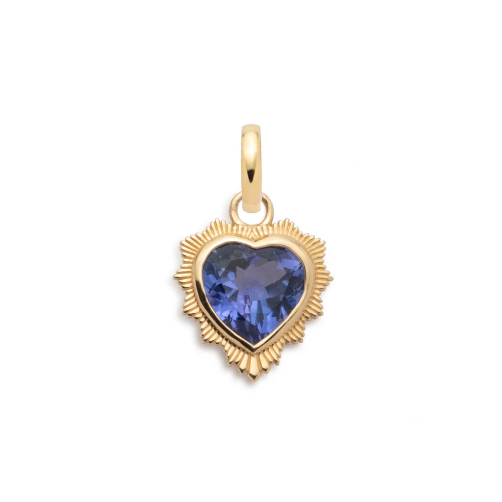 Gemstone Heart - Love : Tanzanite with Annex Link view 1