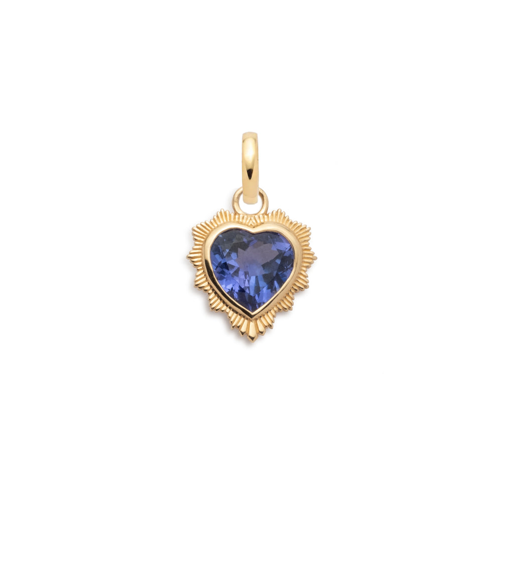 Gemstone Heart - Love : Tanzanite with Annex Link view 1