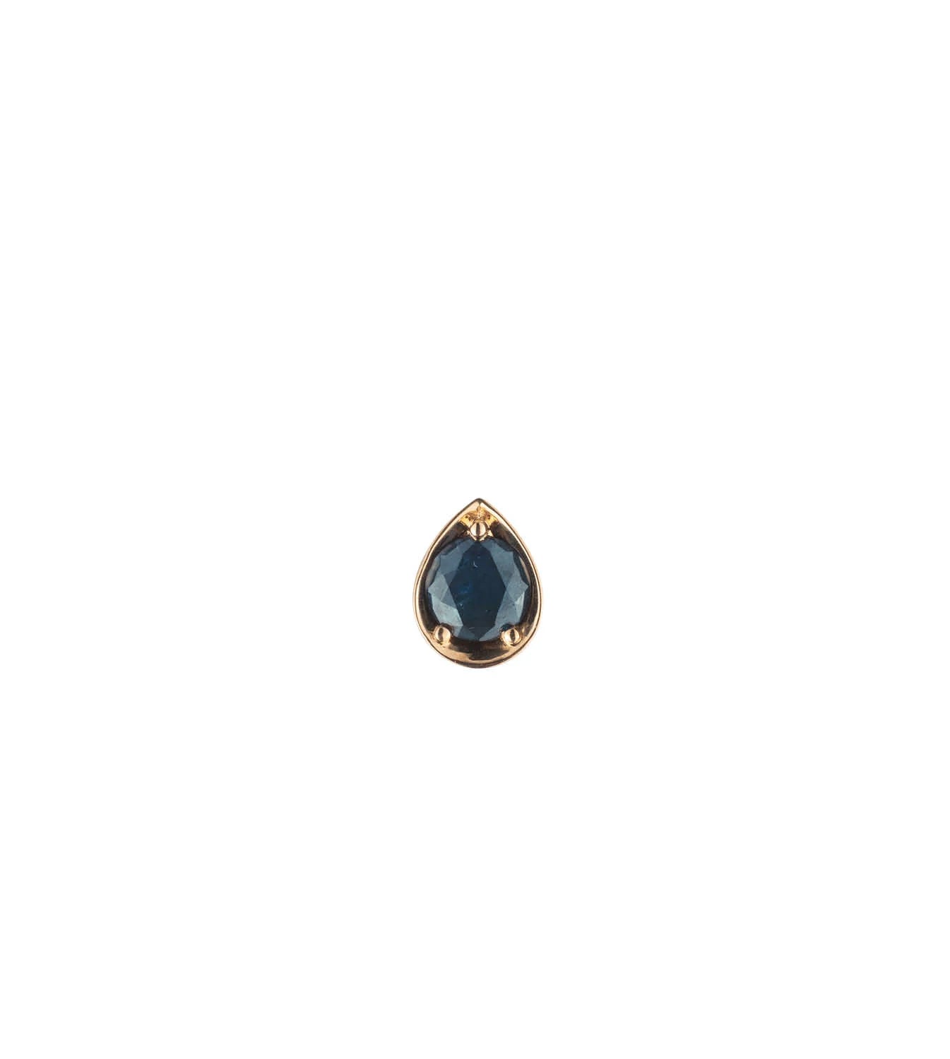 Forever & Always a Pair : Gemstone Stud Teal Sapphire