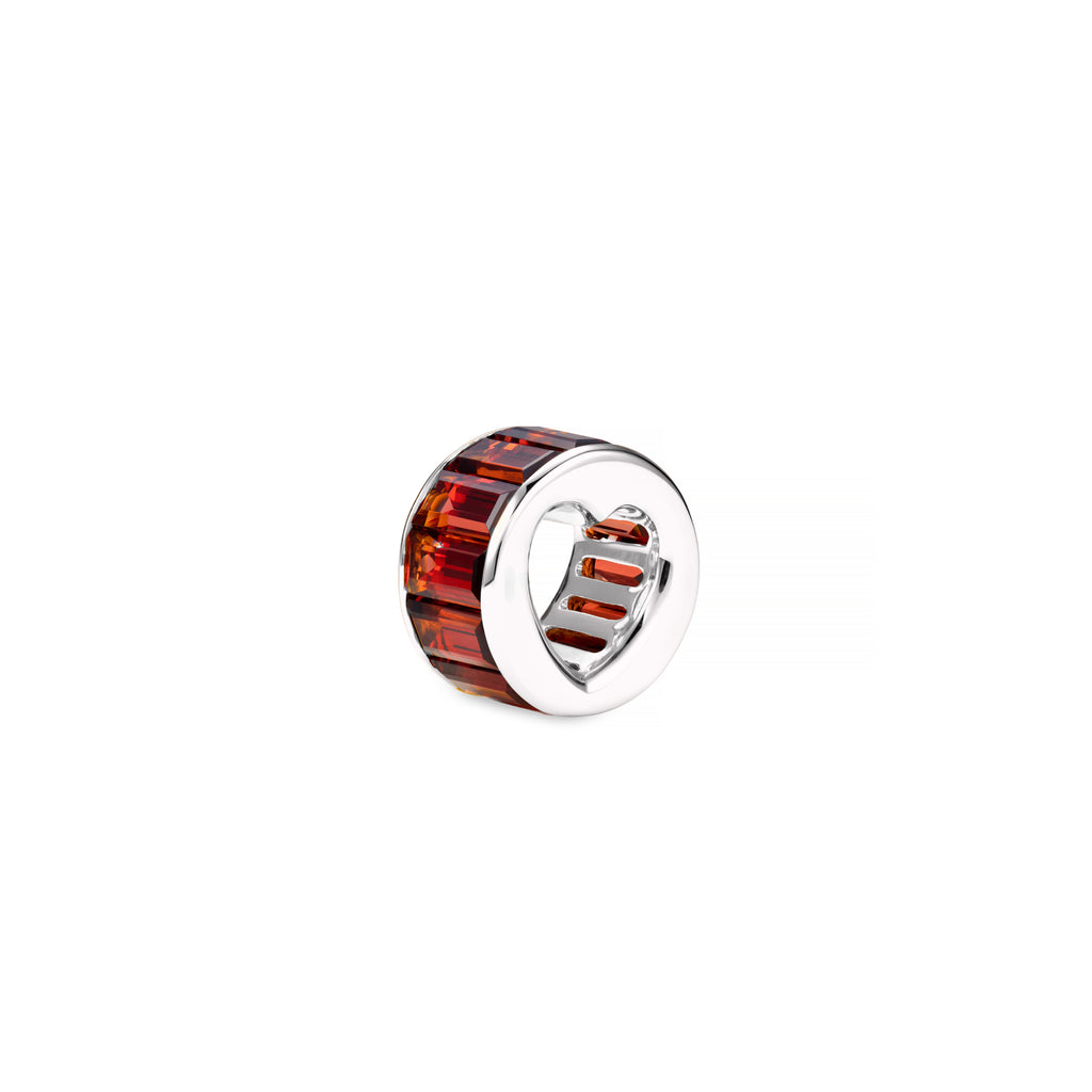 True Love | Baguette Heart Beat | Ruby, 18K White Gold view 1