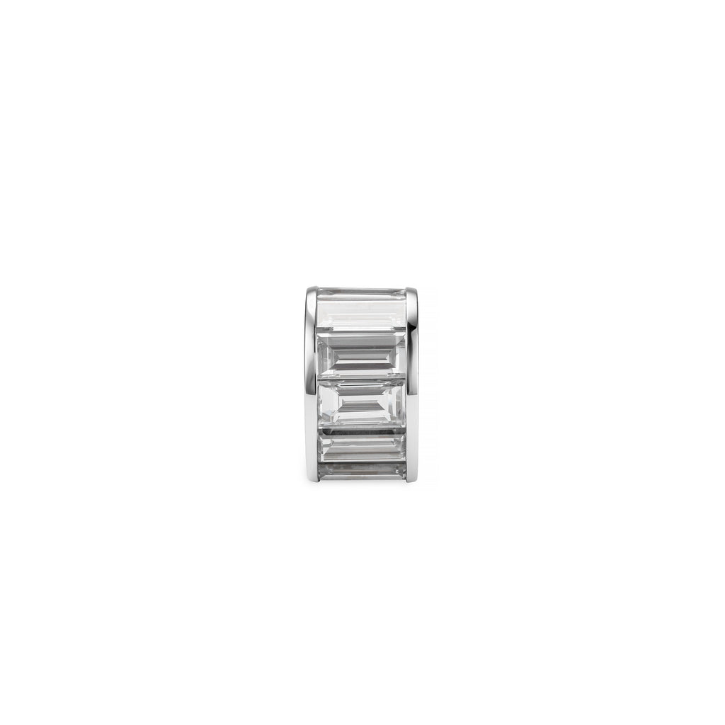 True Love | Baguette Heart Beat | Diamond, 18K White Gold – FoundRae view 3