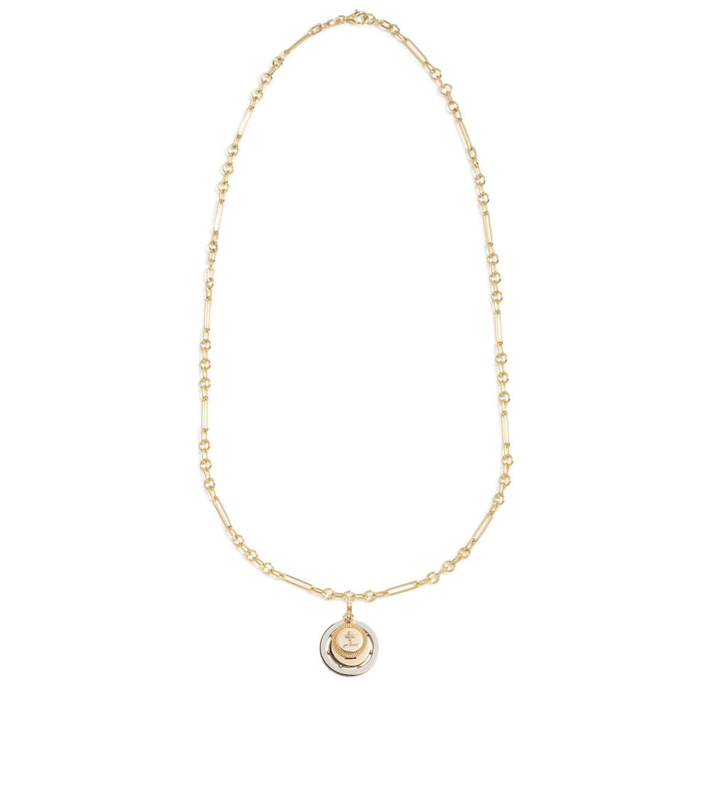 18K Yellow Gold Ever Growing - Vivactiy : Fine Mixed Clip Chain Couplet Necklace – FoundRae