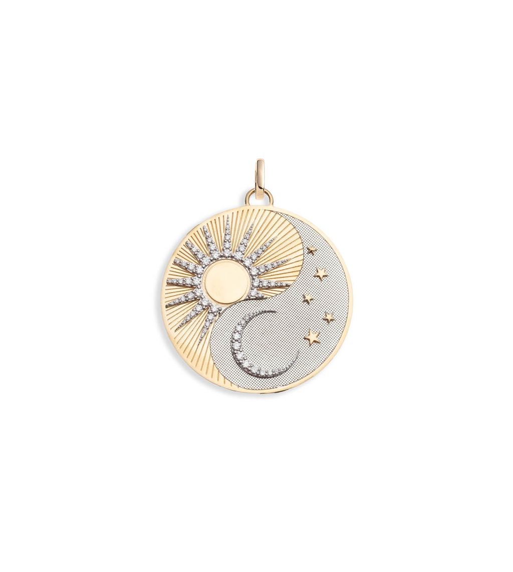 Balance : Exuberant Medallion Mixed Gold with Oval Pushgate view 1