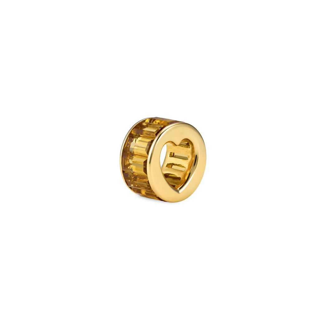 True Love | Baguette Heart Beat | Champagne Citrine, 18K Yellow Gold view 1