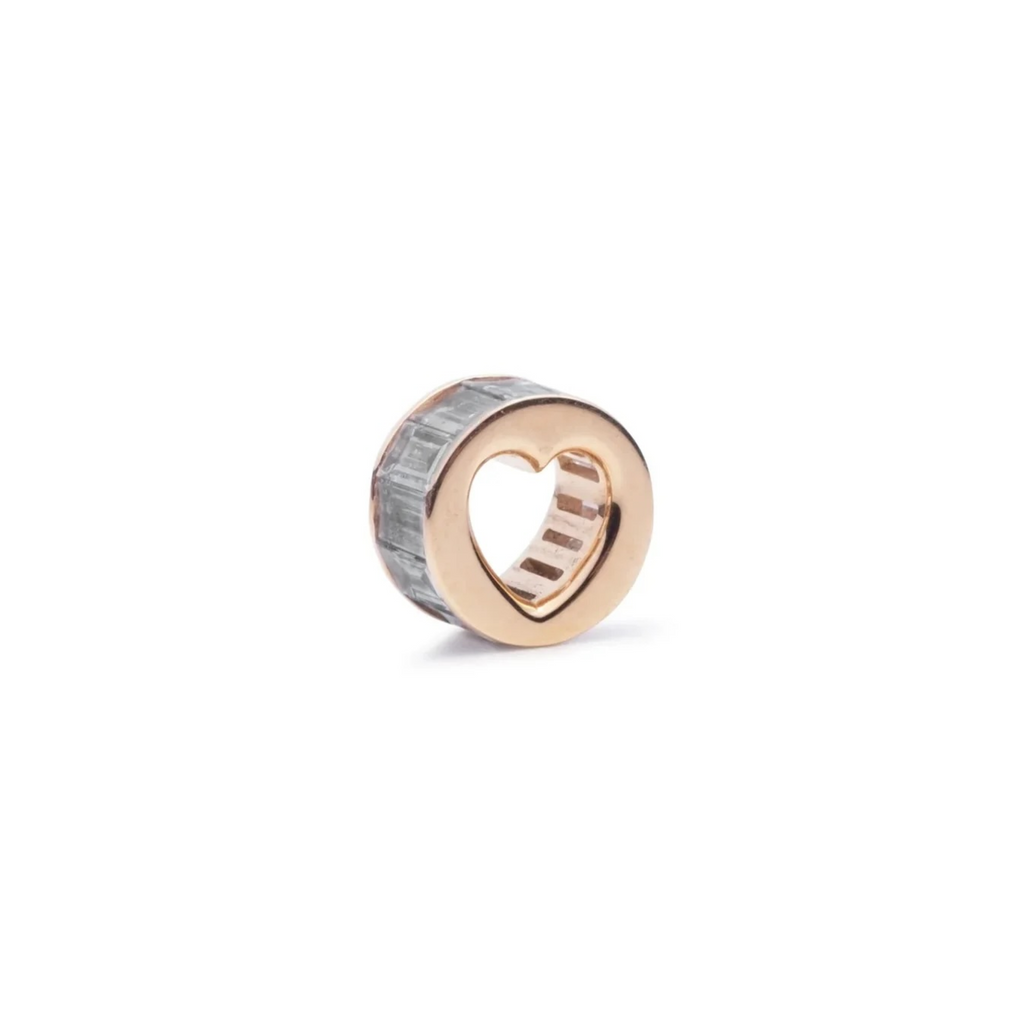 Baguette Grey Spinel - Love : Heart Beat view 1