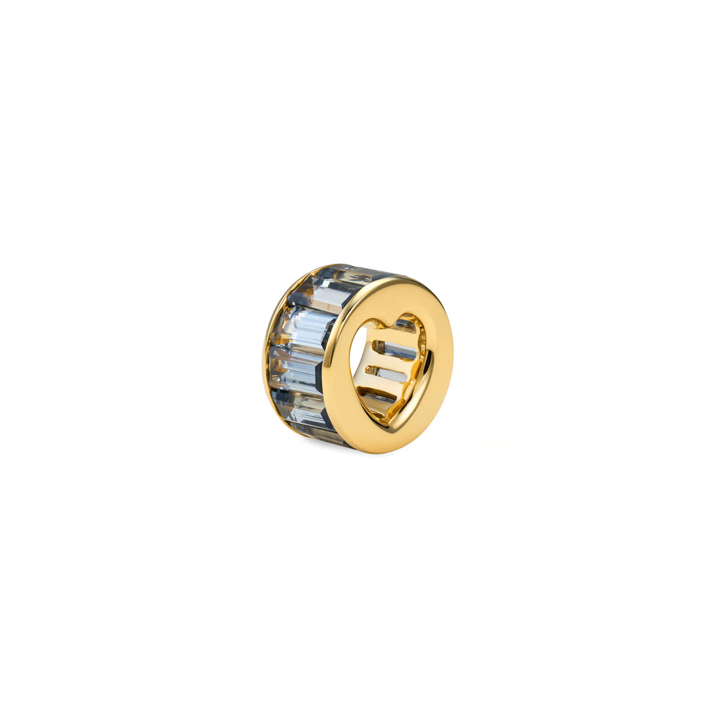 True Love | Baguette Heart Beat | Grey Spinel, 18K Yellow Gold view 1