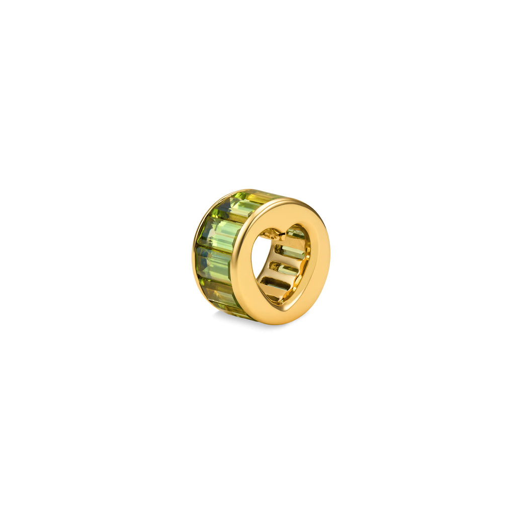 True Love | Baguette Heart Beat | Peridot, 18K Yellow Gold view 1