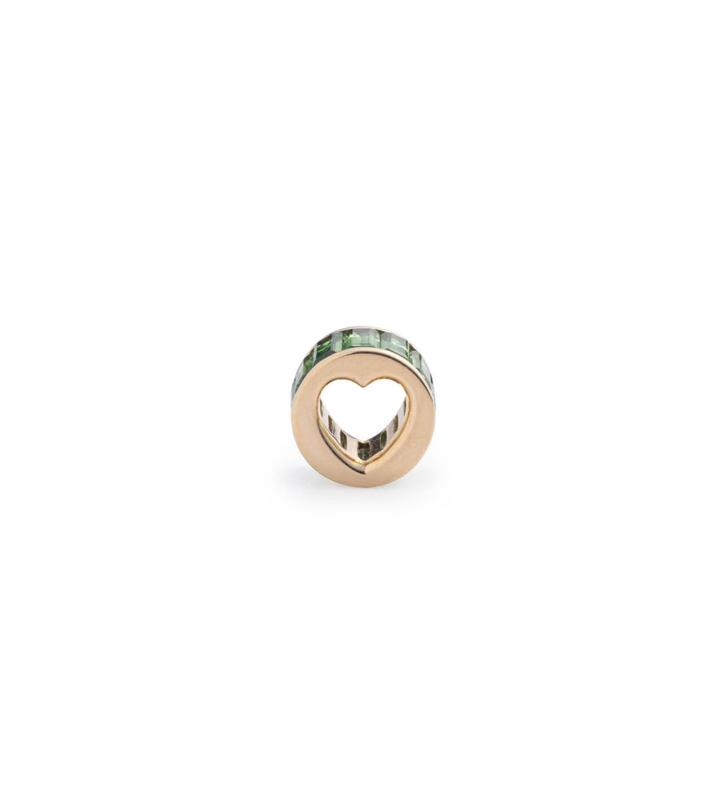 18K Yellow Gold Baguette Tsavorite - Love : Heart Beat – FoundRae