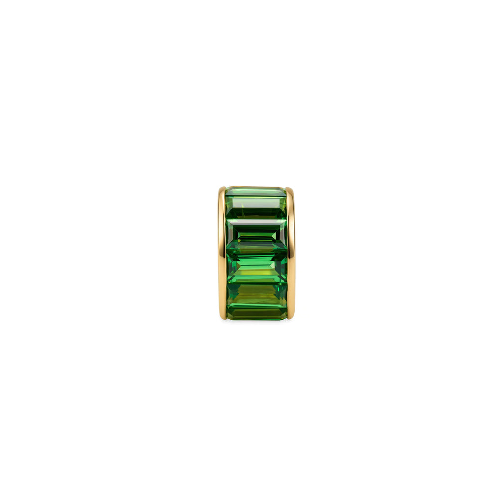 18K Yellow Gold True Love | Baguette Heart Beat | Tsavorite, 18K Yellow Gold – FoundRae view 3