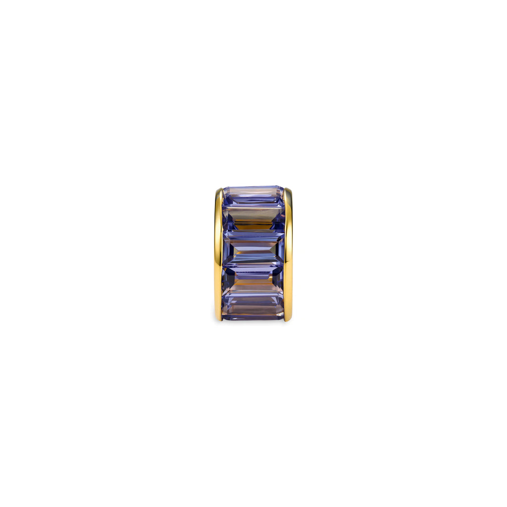 18K Yellow Gold True Love | Baguette Heart Beat | Tanzanite, 18K Yellow Gold – FoundRae view 3