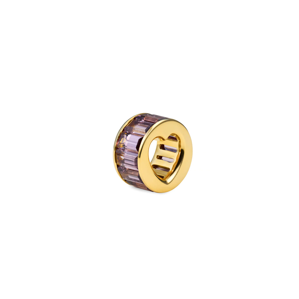 True Love | Baguette Heart Beat | Violet Spinel, 18K Yellow Gold view 1