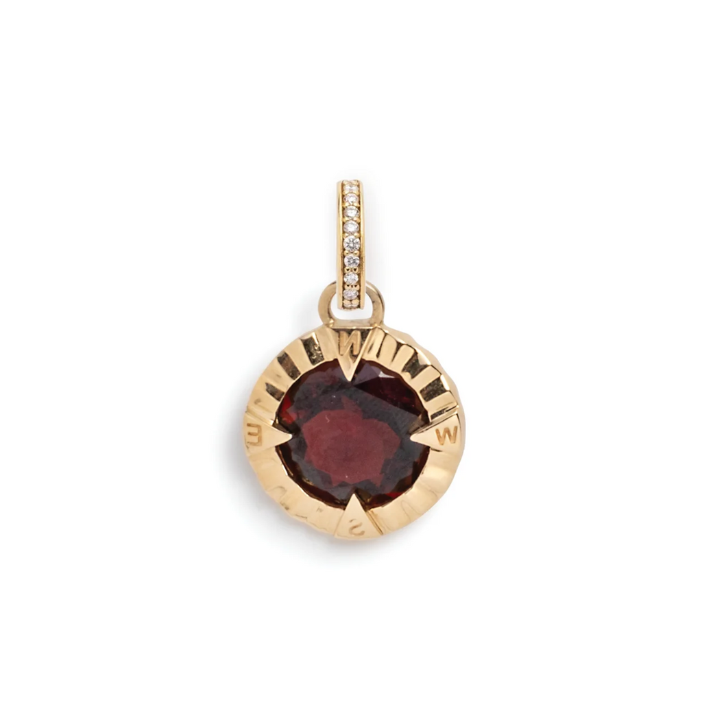 Internal Compass : Garnet Gemstone with Annex Link view 1