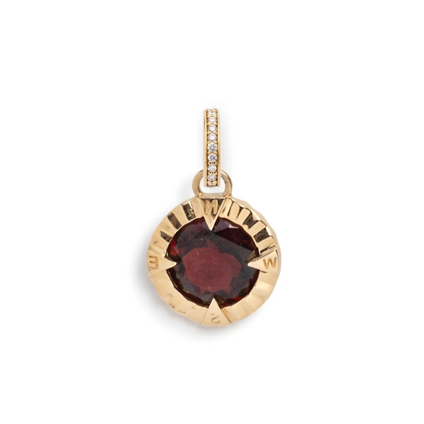 Internal Compass : Garnet Gemstone with Annex Link