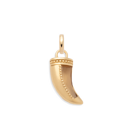 La Loba Claw Champagne Citrine Gemstone Pendant : in Yellow Gold with an Annex Link