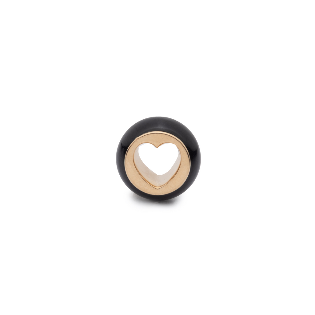 18K Yellow Gold True Love | Stone Heart Beat | Onyx, Yellow Gold – FoundRae view 4