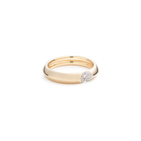 Strong Hearts | Love Link Band | Diamonds, Yellow Gold