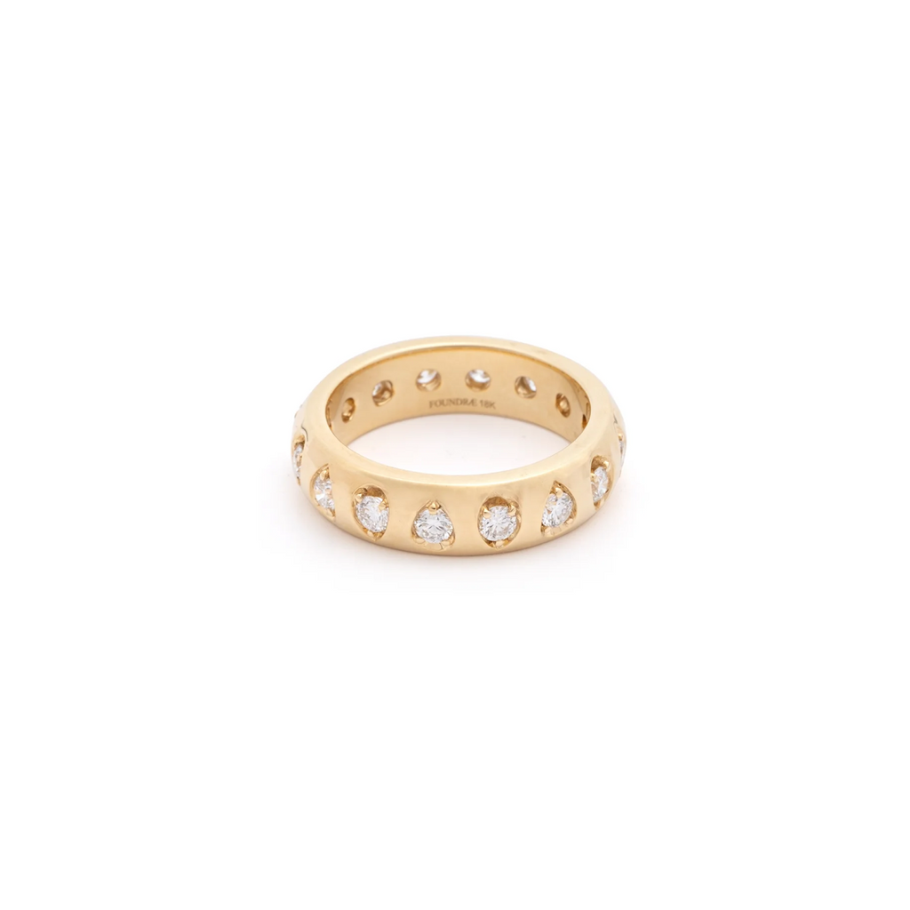 Forever & Always a Pair - Love : Diamond Gemstone Band view 1