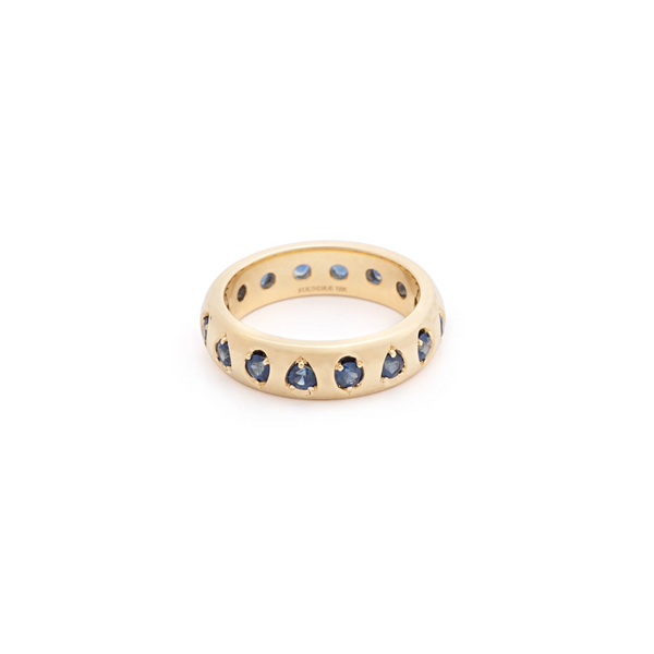 Forever & Always a Pair- Love : Sapphire Gemstones Band