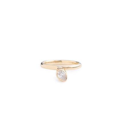 Forever & Always a Pair - Love : .35ct Diamond Bookend Ring