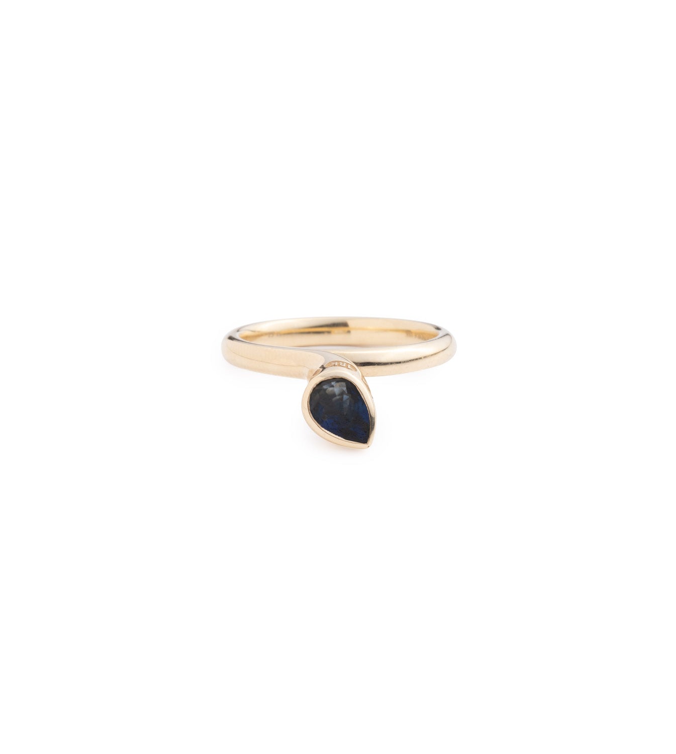 Forever & Always a Pair - Love : 1ct Blue Sapphire Bookend Ring