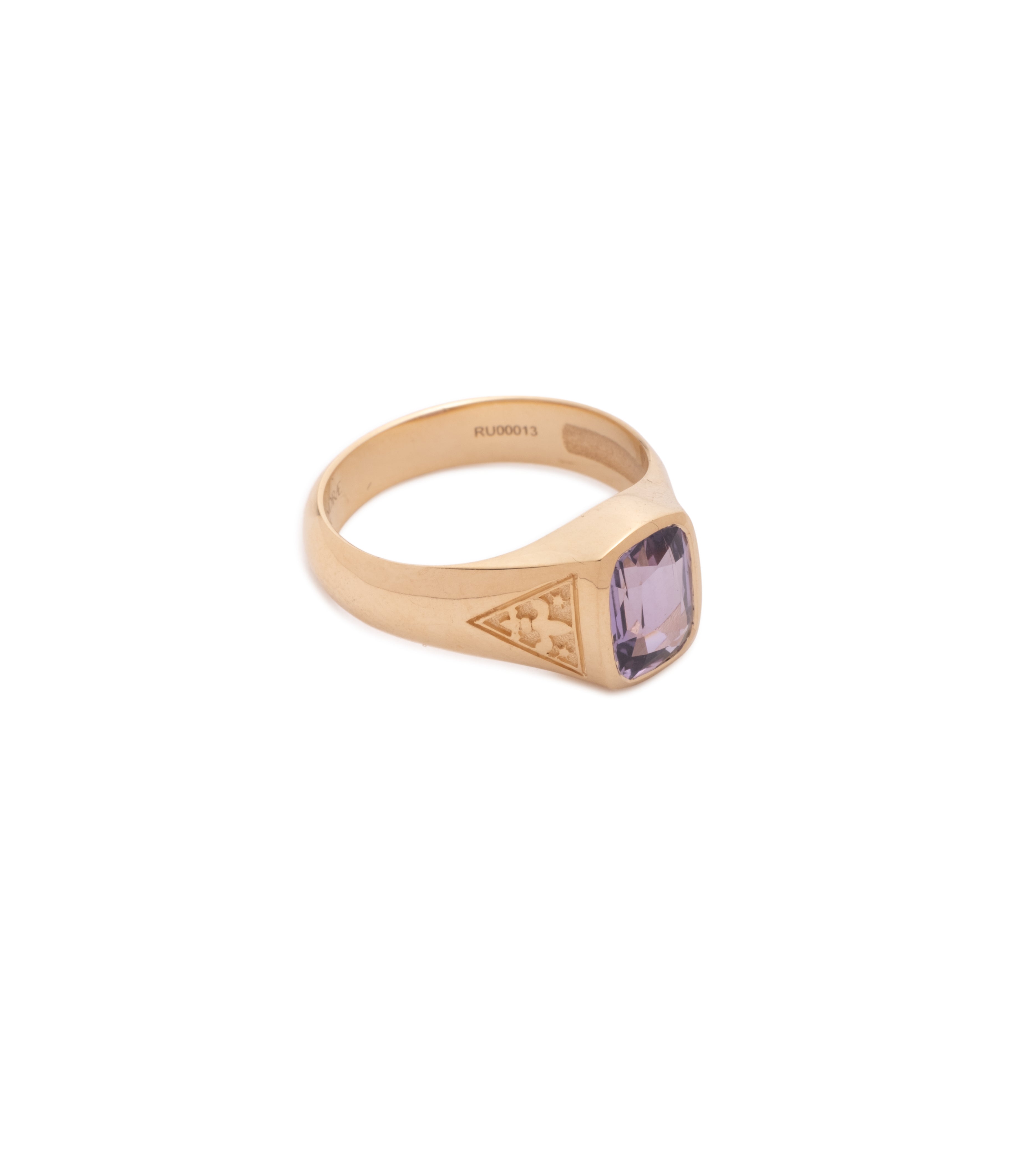 1.63 ct Purple Sapphire - Internal Compass : One of A Kind Gemstone Ring