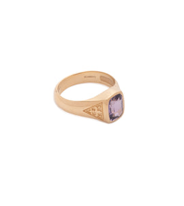 1.63 ct Purple Sapphire - Internal Compass : One of A Kind Gemstone Ring