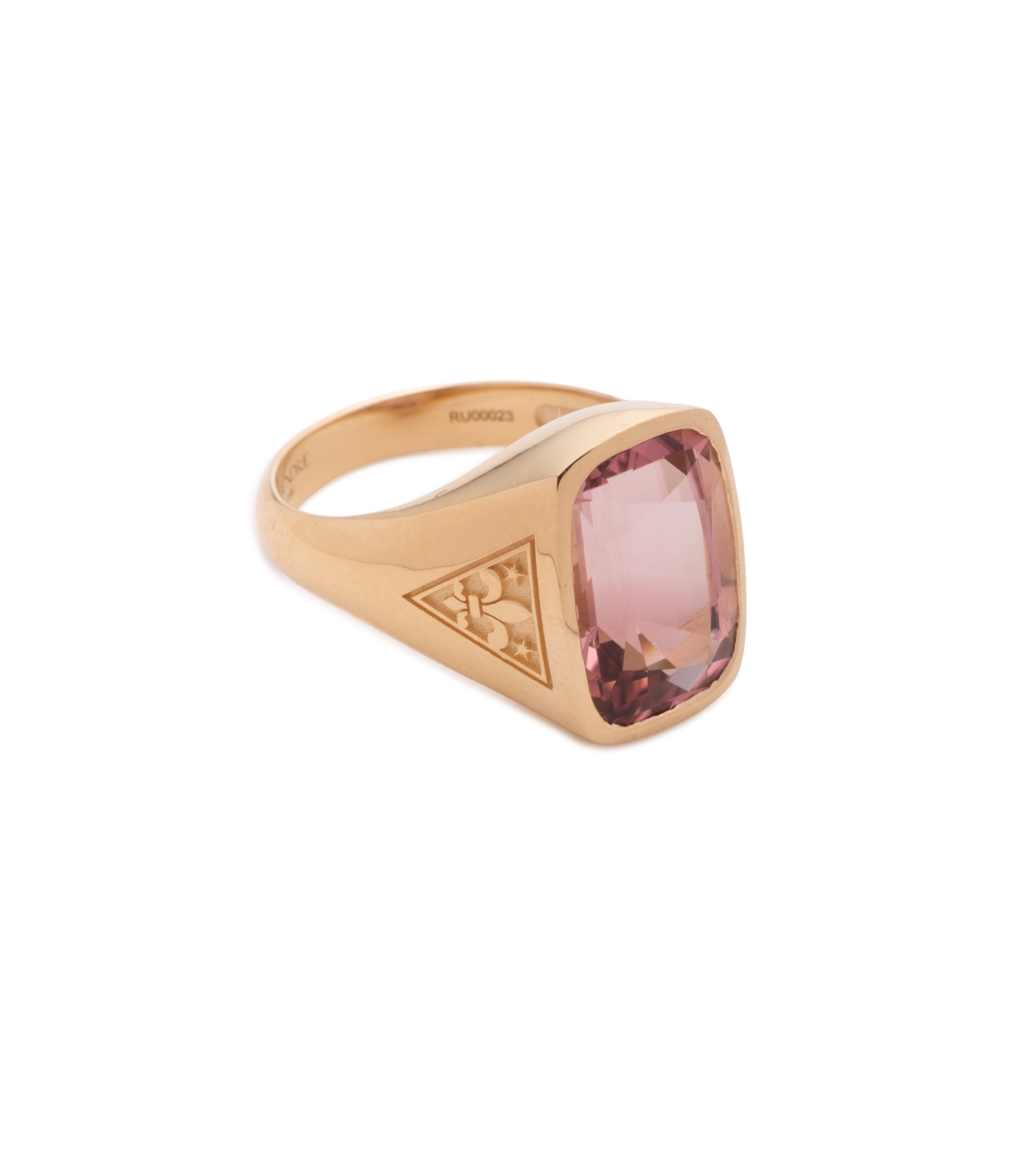 8.48 ct Pink Tourmaline - Internal Compass : One of A Kind Gemstone Ring