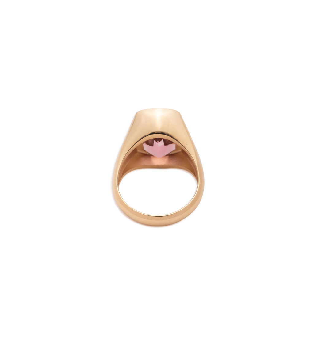 18K Yellow Gold 8.48 ct Pink Tourmaline - Internal Compass : One of A Kind Gemstone Ring – FoundRae