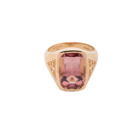 8.48 ct Pink Tourmaline - Internal Compass : One of A Kind Gemstone Ring