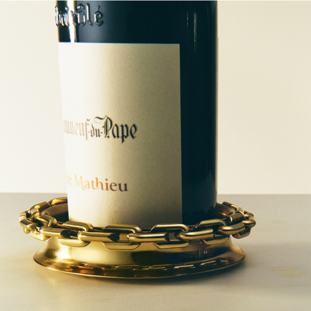 Strong Hearts : Wine Bottle Coaster view 2