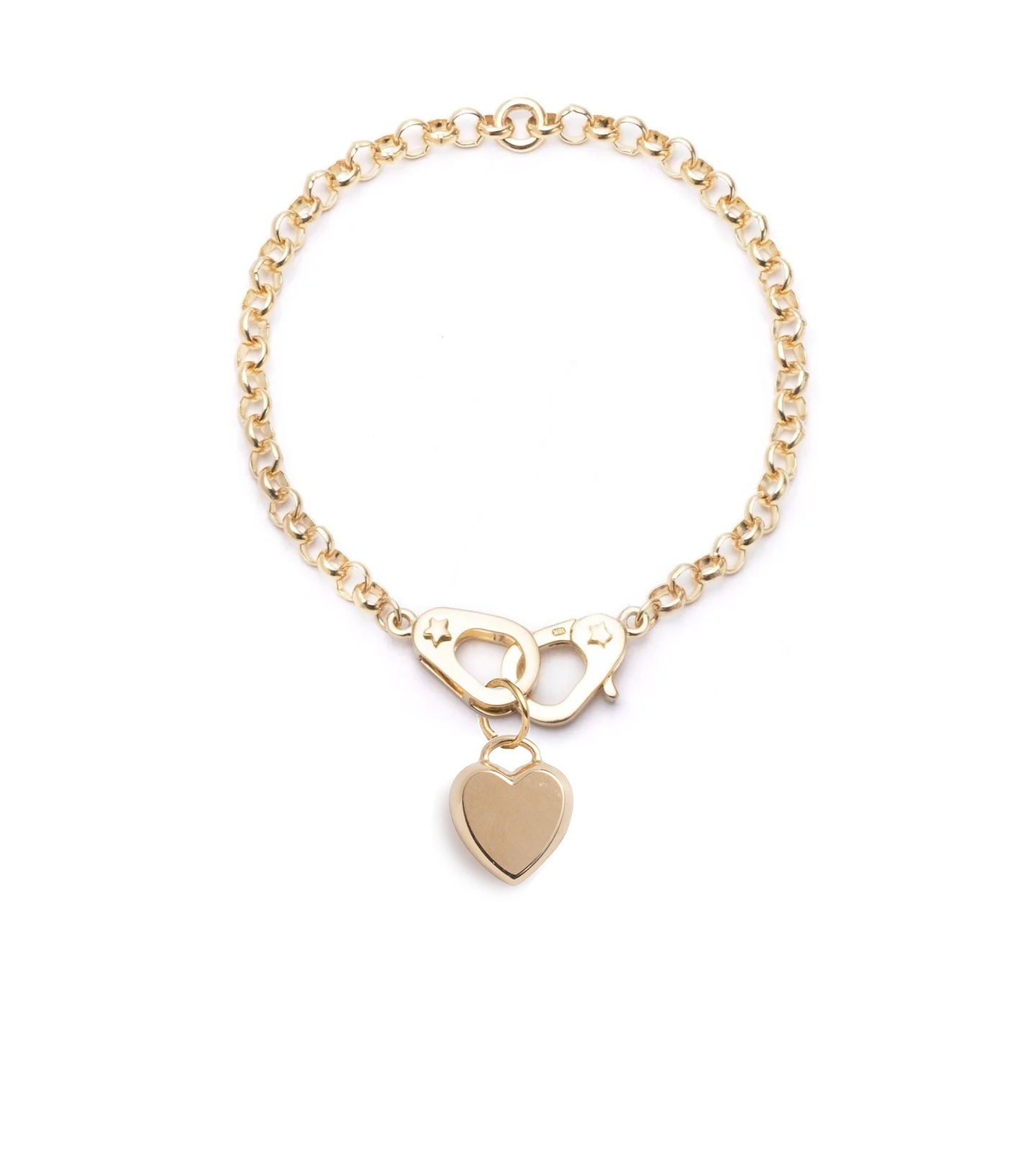 Petite Heart Ingot - Love : Medium Belcher Sister Hook Chain Necklace