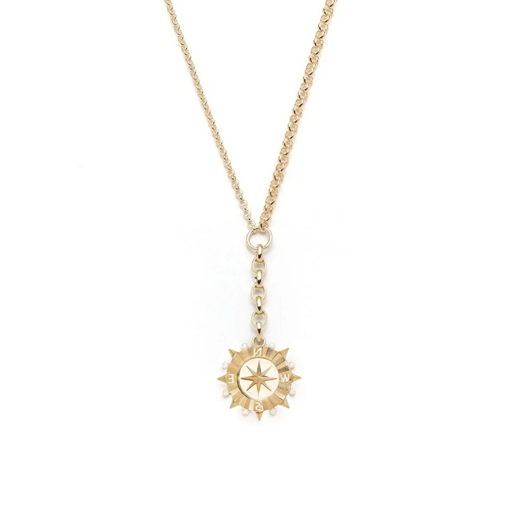 Internal Compass : Medium Mixed Belcher Extension Chain Necklace view 1