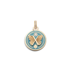 Reverie : Petite Ceramic Medallion with Oval Pushgate