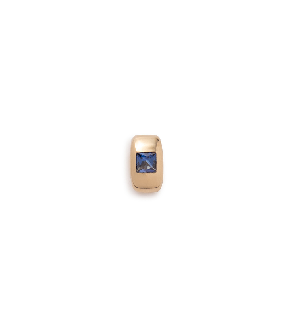 Princess Cut Blue Sapphire - Love : Gemstone Heart Slide view 1