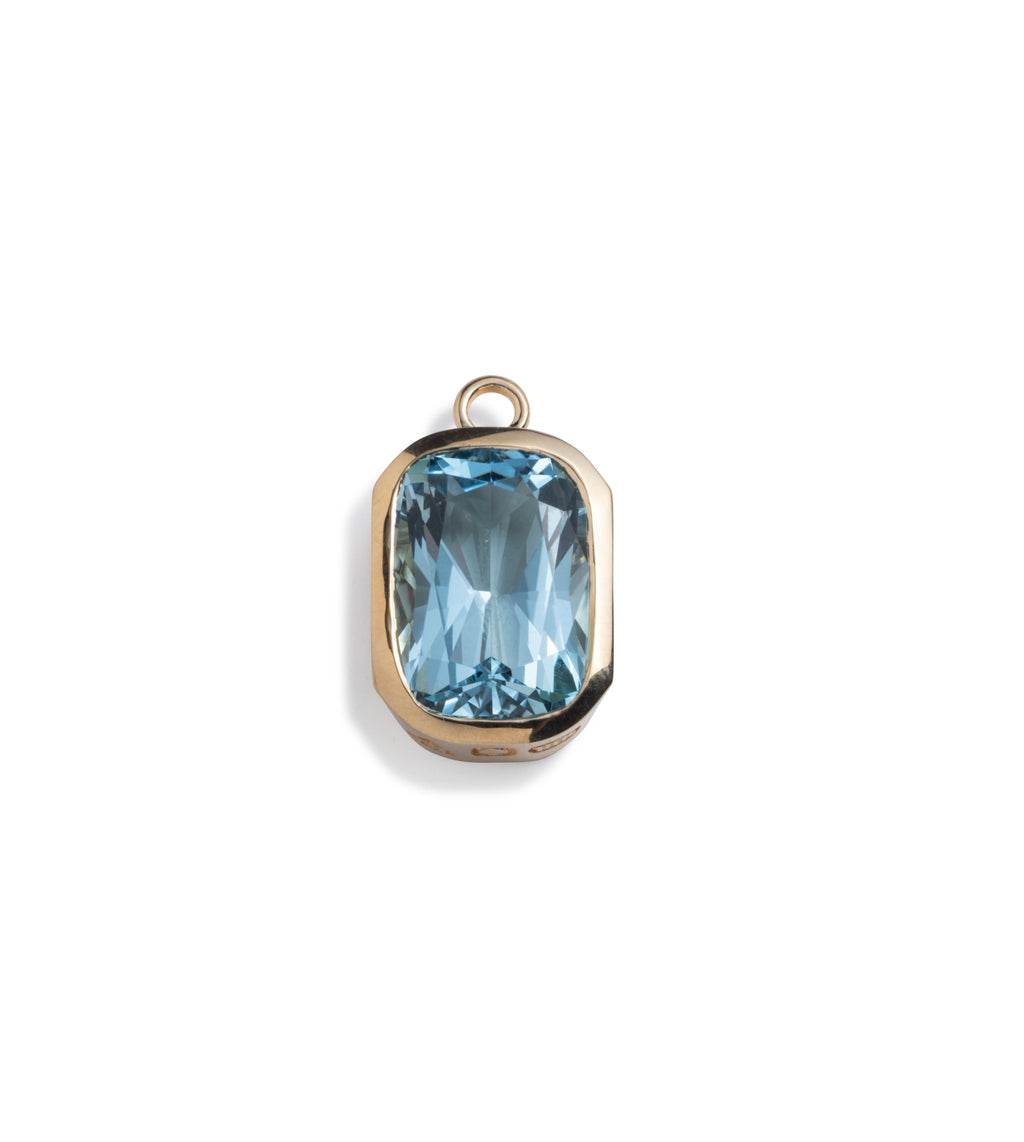 8.89ct Aquamarine - Reverie : One of A Kind Gemstone Pendant view 1