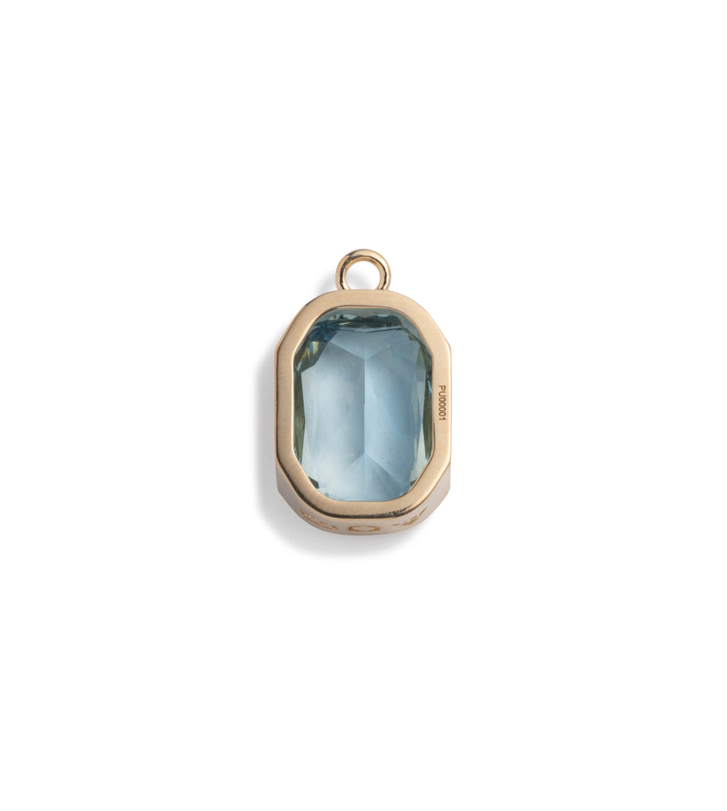 18K Yellow Gold 8.89ct Aquamarine - Reverie : One of A Kind Gemstone Pendant – FoundRae