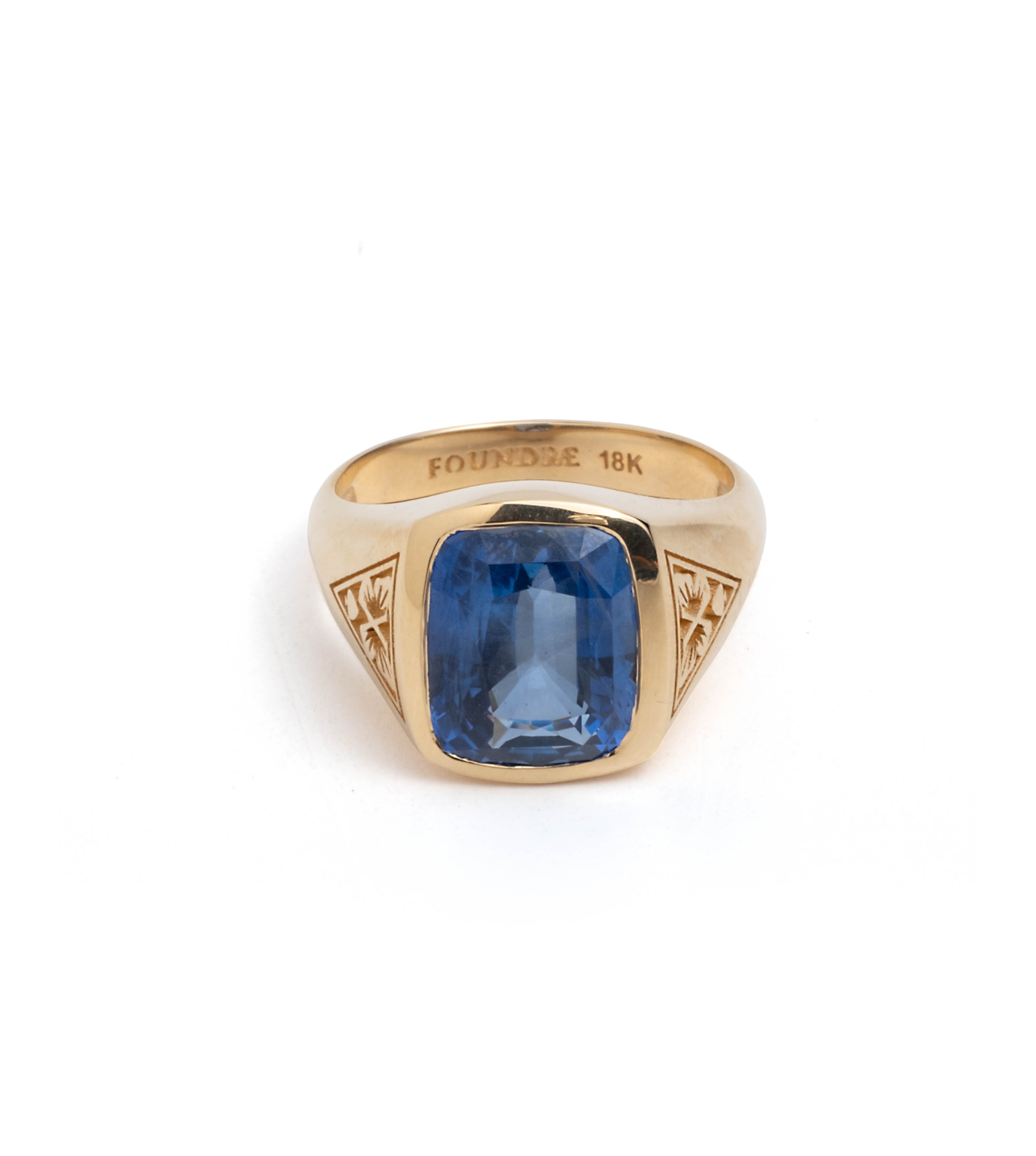 6.43ct Blue Sapphire - Reverie : One of A Kind Gemstone Ring