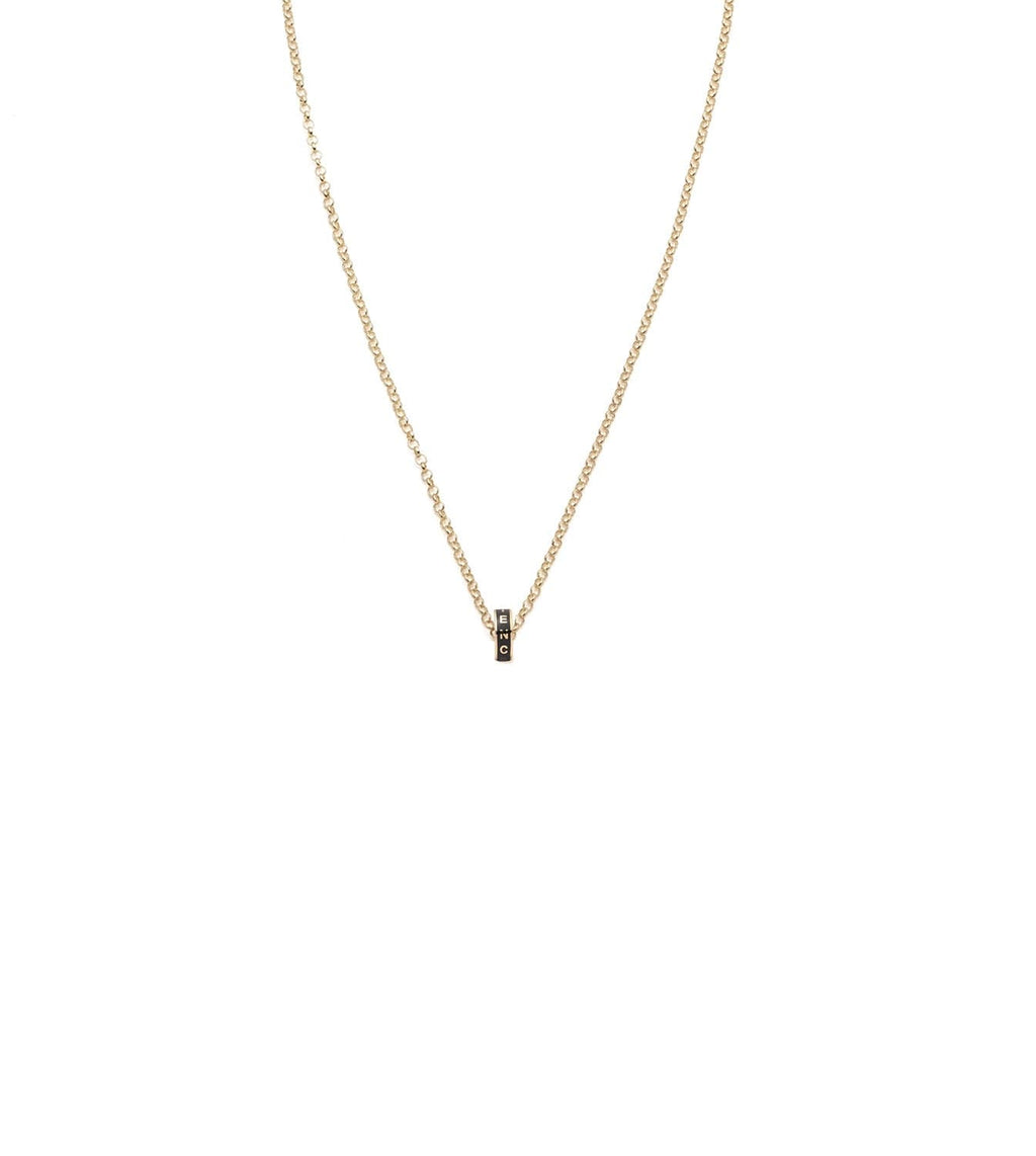 18K Yellow Gold Resilience : Heart Beat Fine Belcher Chain Necklace – FoundRae